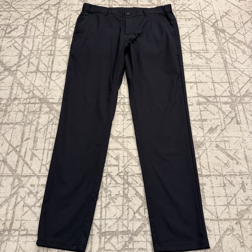 Jack Archer Men 33x32 Tech Pants Slim Fit Travel Commute‎ Performance Deep Blue